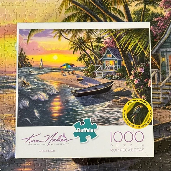 Sunset Beach "Hidden Pictures" 1,000 Puzzle - Picture 3 of 6